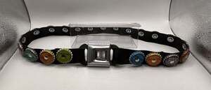 Little Earth Recycled Soda Bottle Cap Seatbelt Buckle Belt